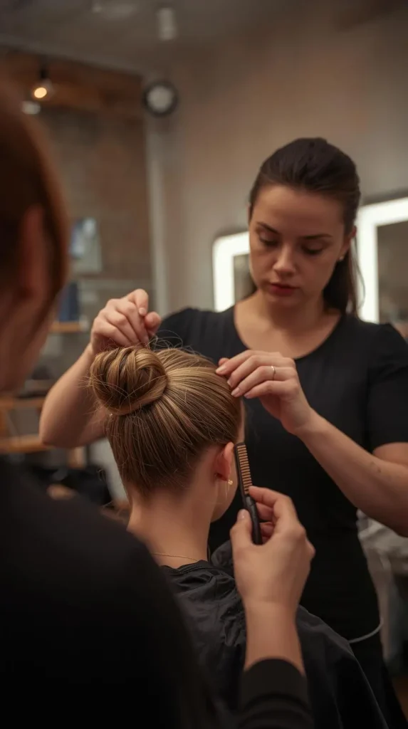 Explain This to Your Stylist bun hairstyle