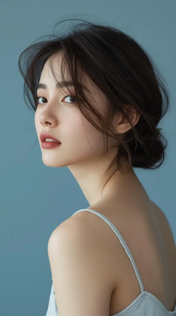 Korean Inspired Messy Bun