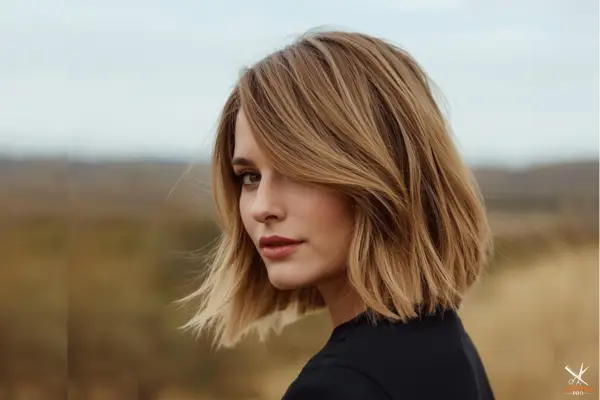 Medium to Short Layered Bob