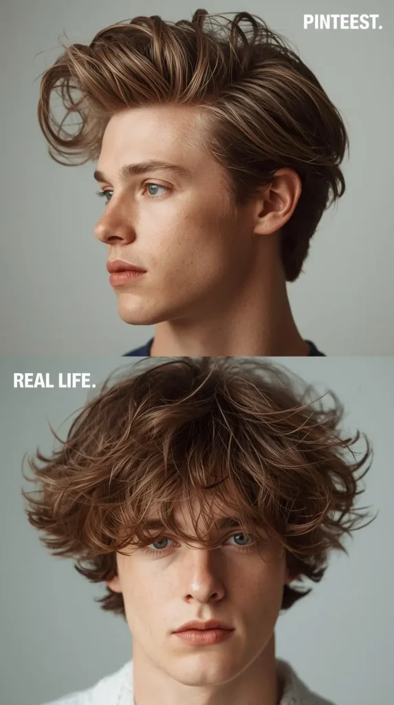 Pinterest vs Real Life haircut