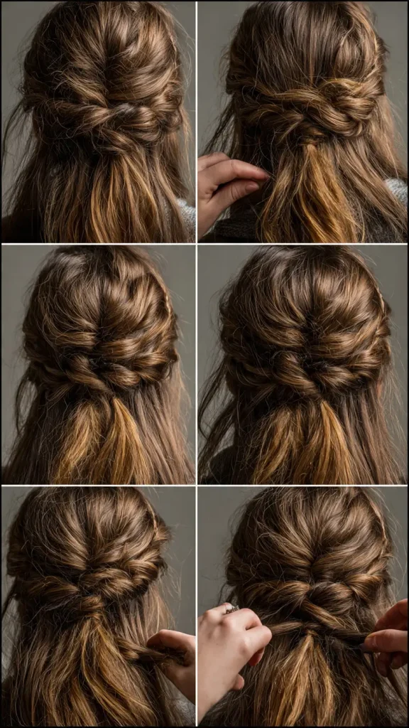 The Core Technique Behind Every Messy Short Hair Bun