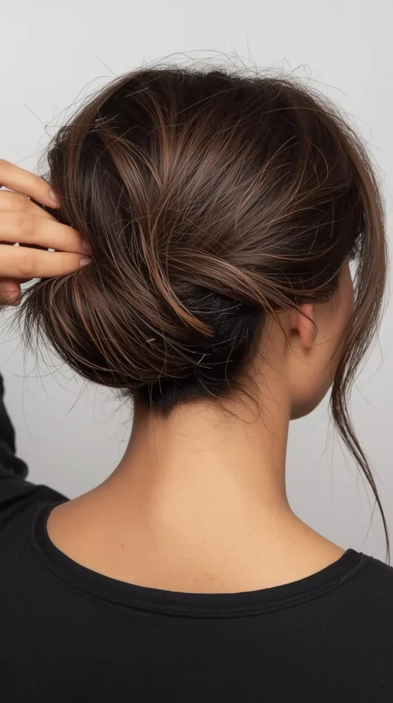 Very Short bun Hairstyle