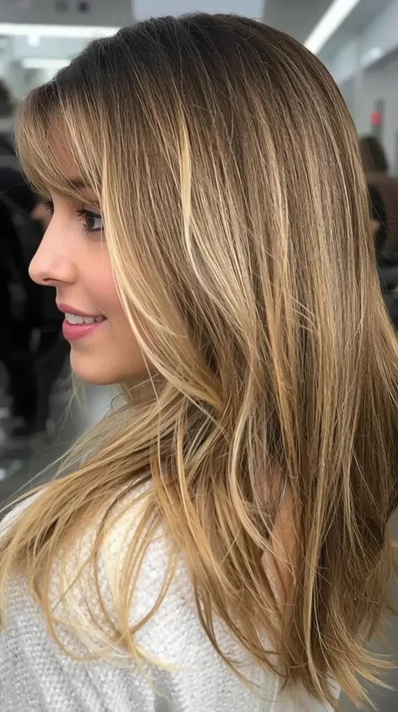 butterfly haircut for medium hair no bangs