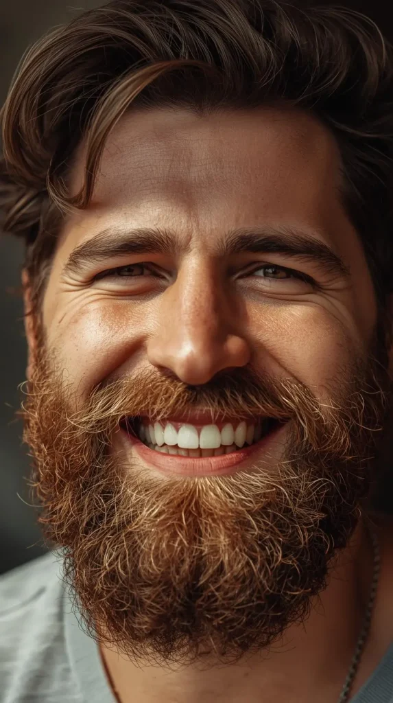 Beard with Mustache Emphasis