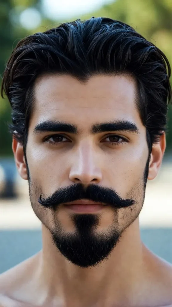 Classic Van Dyke beard