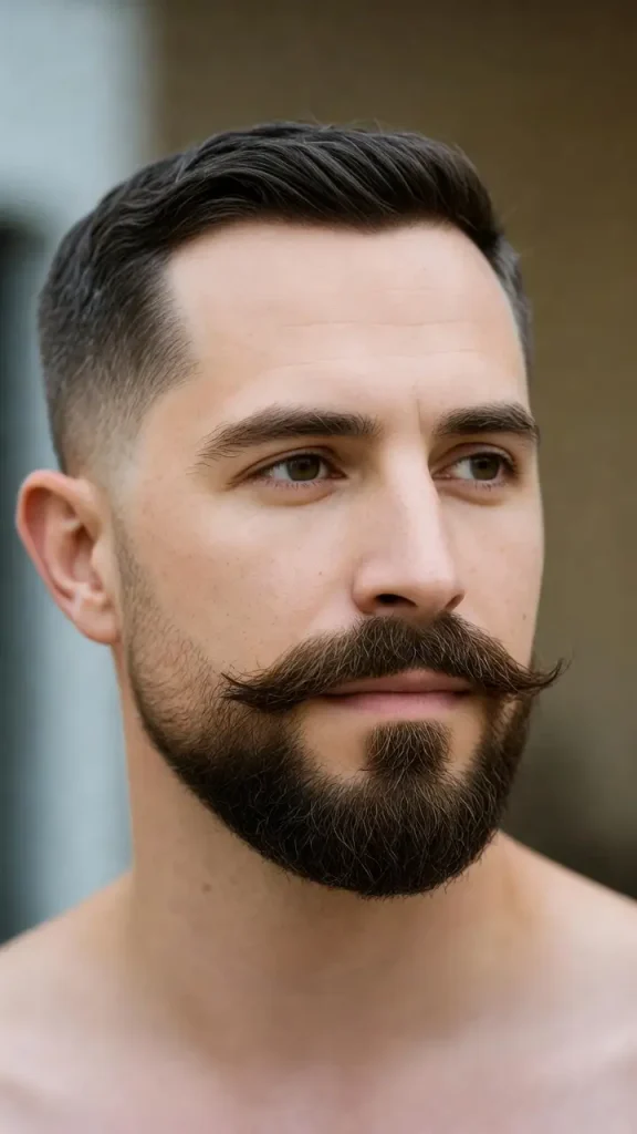 Faded Van Dyke Blend beard