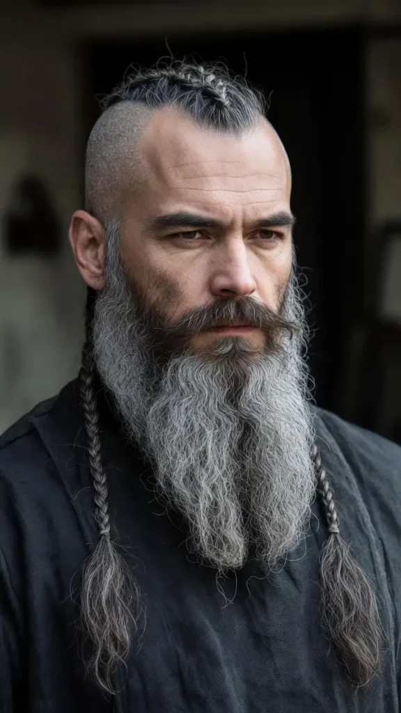 Gray Viking Beard