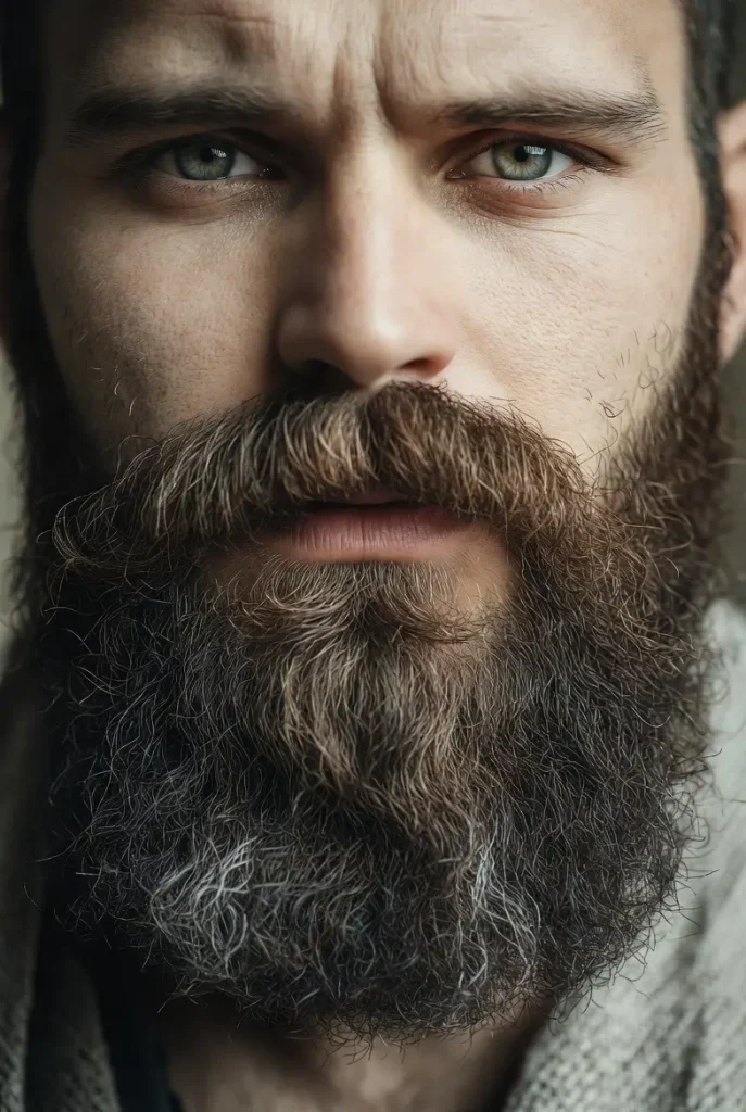 Natural Textured Viking Beard