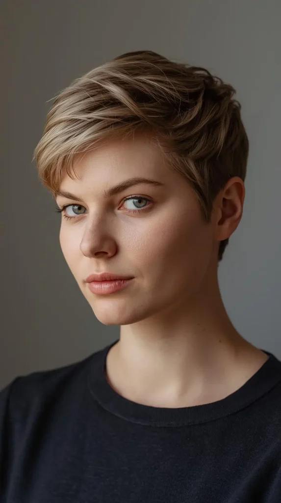 Soft Feminine Pixie Crop