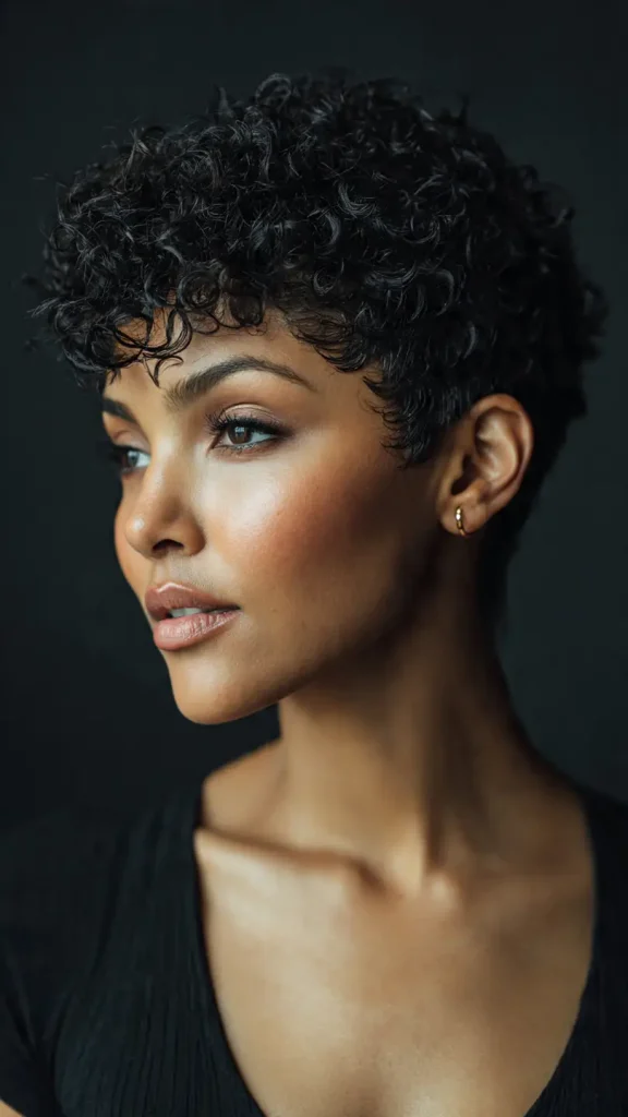 Teyana Taylor Short Curly Hair Pixie