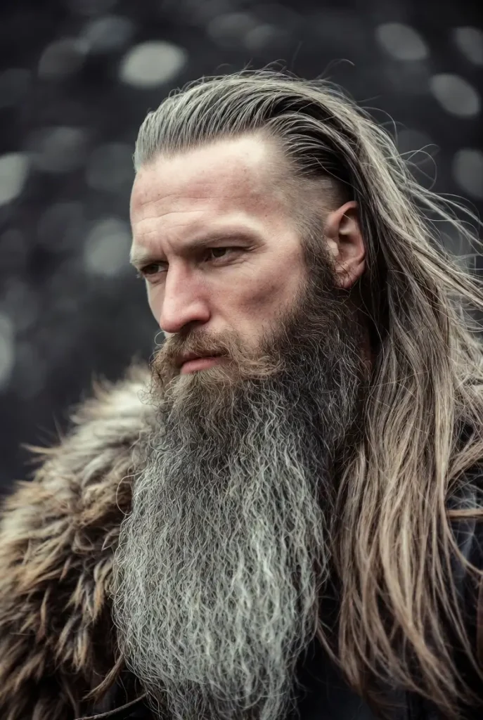 Viking Beard with Long Hair