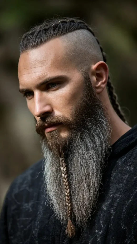 Viking Beard with Undercut