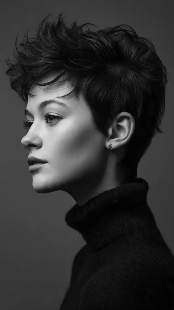 Volumized Crown Pixie