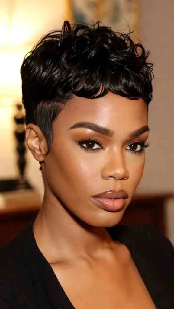 tenaya taylor Ultra Tapered Pixie Cut