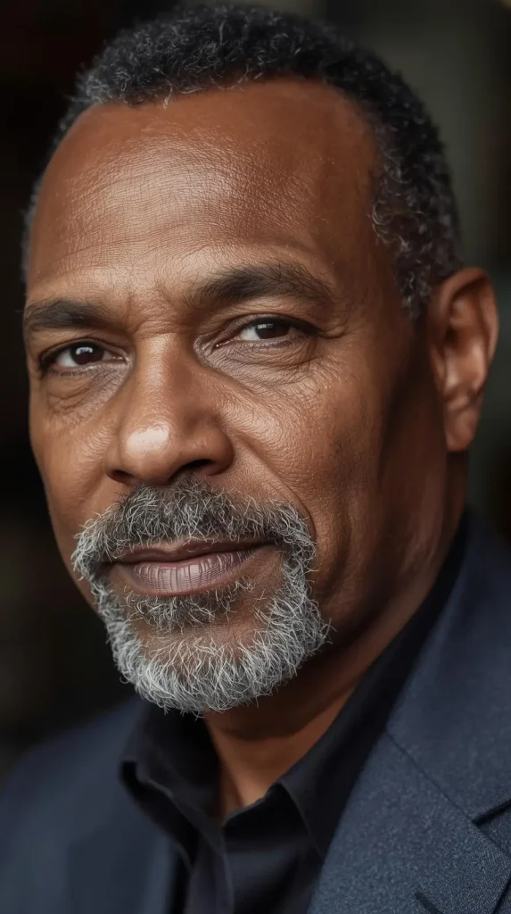  60-year-old man with Sculpted Goatee