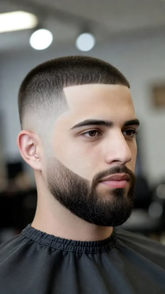 Beard Fade for Bald Men