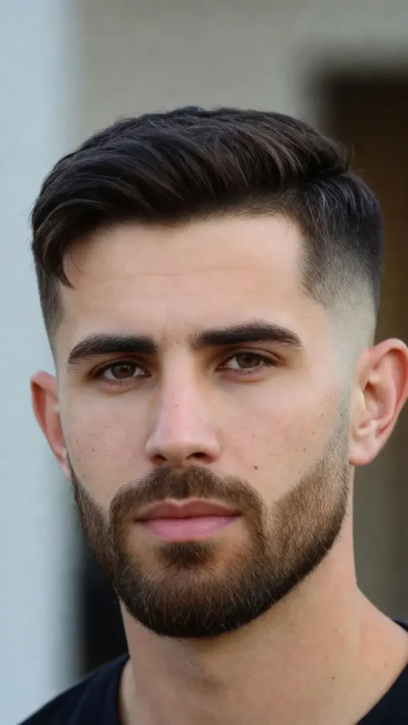 Beard Fade for Oval Face