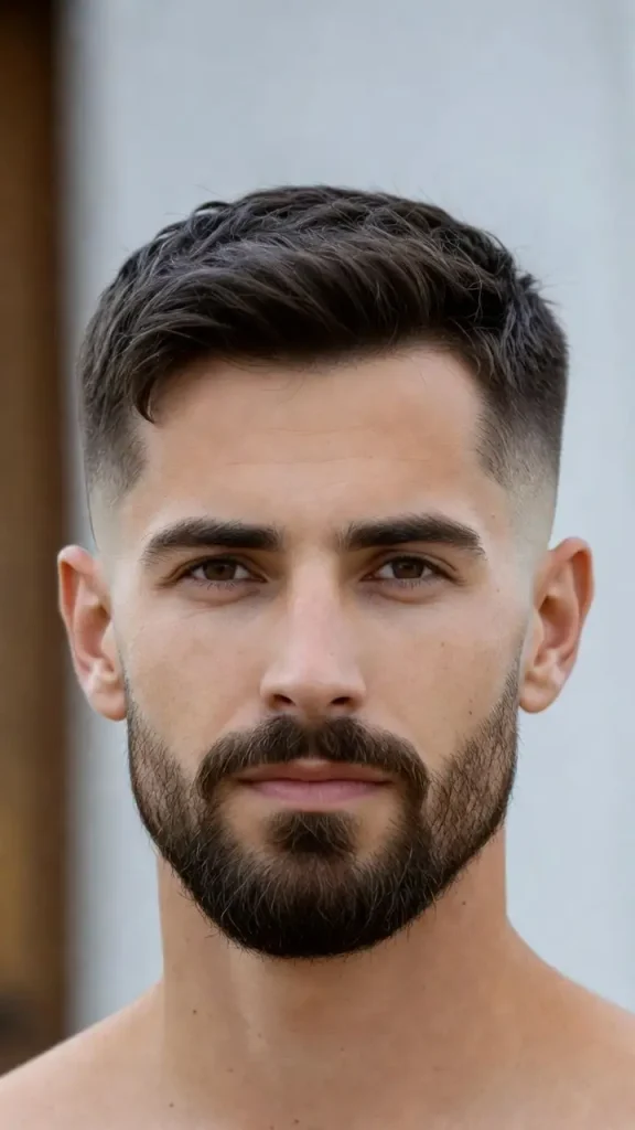 Beard Fade for Square Face