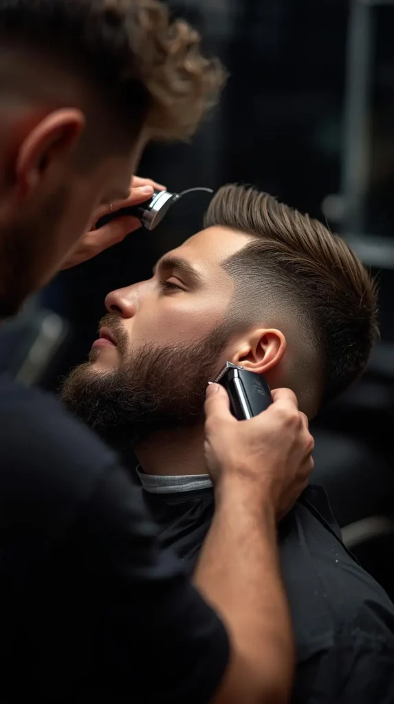  Faded Beard Trim
