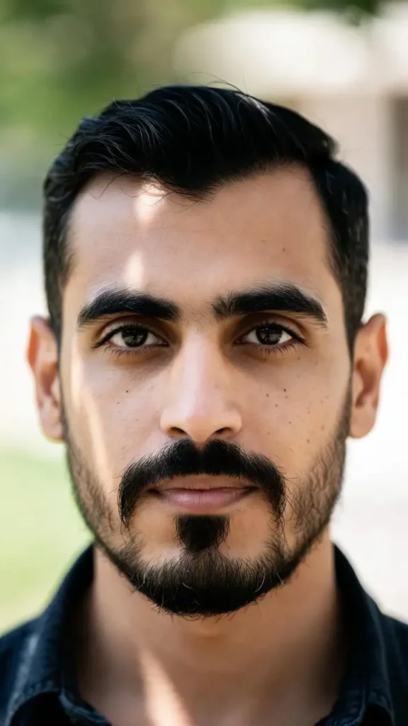French Beard for Oval Face