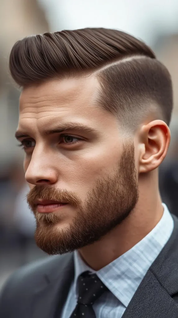 French Beard with Line Up hairstyle