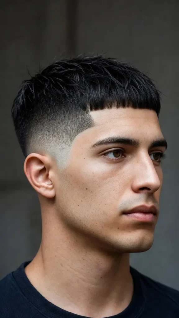 High Fade with Crop Top