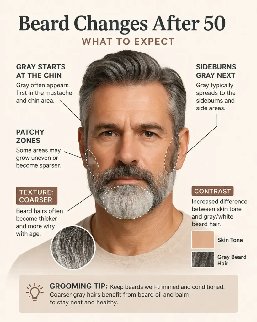 How Beard Growth Changes After 50