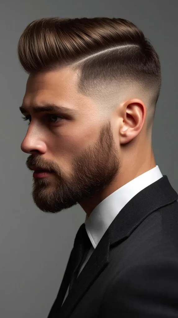 Mid Fade with Beard