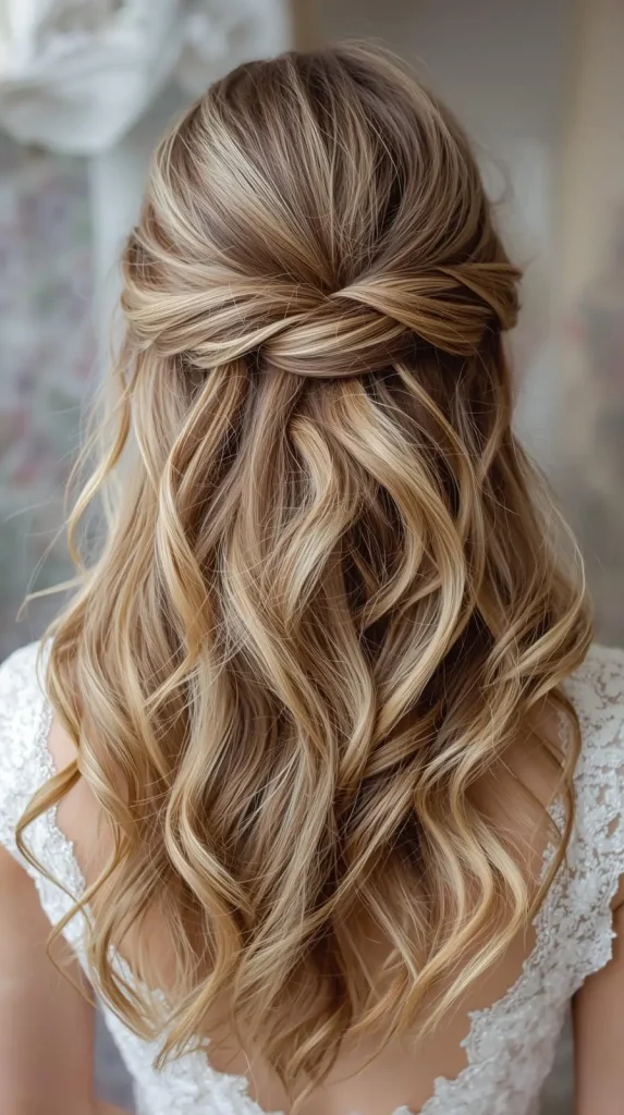 Romantic Wedding Medium Hairstyles