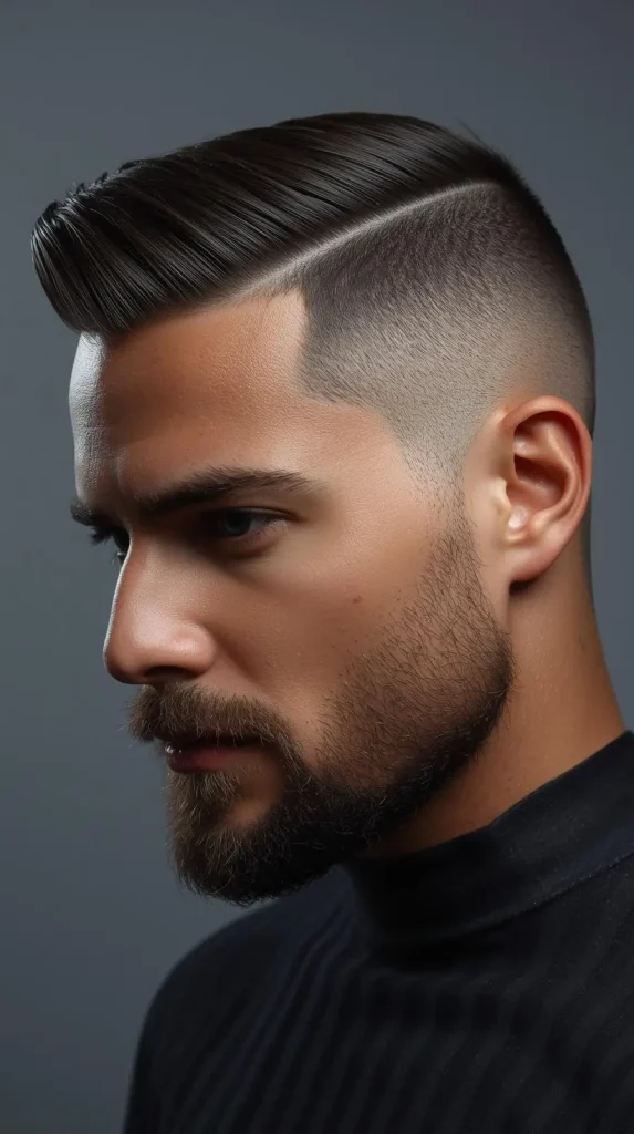 Short Hair with Beard Blend