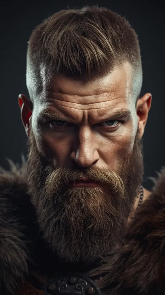 Short Viking Inspired Cut