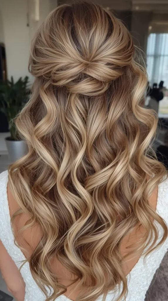 Simple Down Waves for Wedding