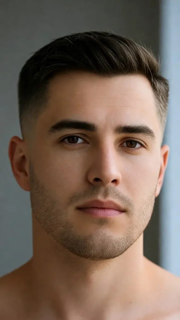 Stubble for Round Face