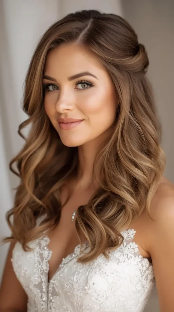 Thick Medium Hair Wedding Looks