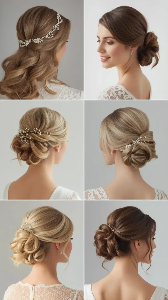 Wedding Hairstyles for Medium Hair Round Face