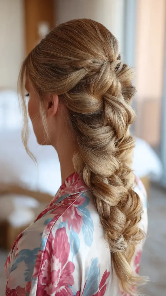 Braided Bridesmaid Hairstyle